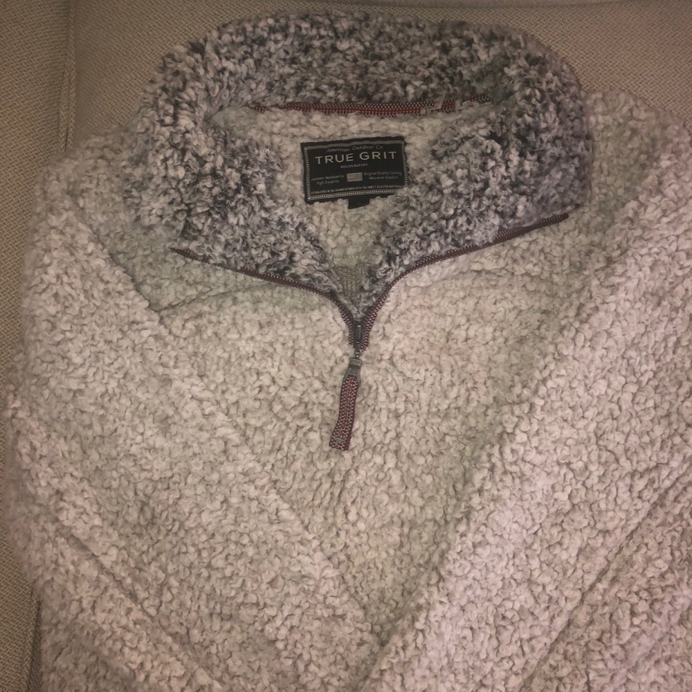 True Grit quarter zip pullover